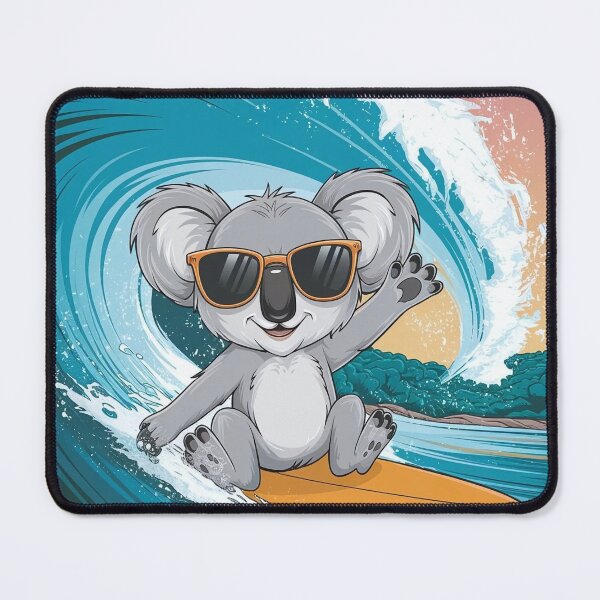 Item preview, Koala Surfer - Hang loose Downunder designed and sold by HappyHarmonyArt.
