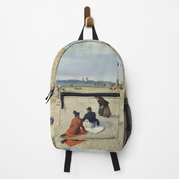 Item preview, 19th-Century French Beach Scene – Timeless Coastal Charm designed and sold by CARRAANN.
