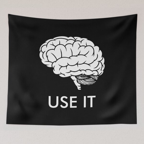 Item preview, Use It, Use Your Brain - Funny No Brain Sarcasm Joke designed and sold by zeviwanty.