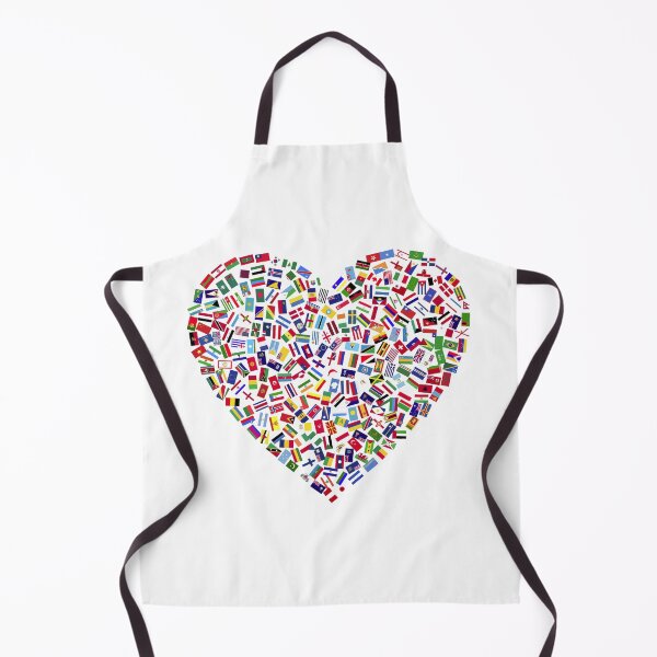 Item preview, world flags - heart designed and sold by javaoverride.