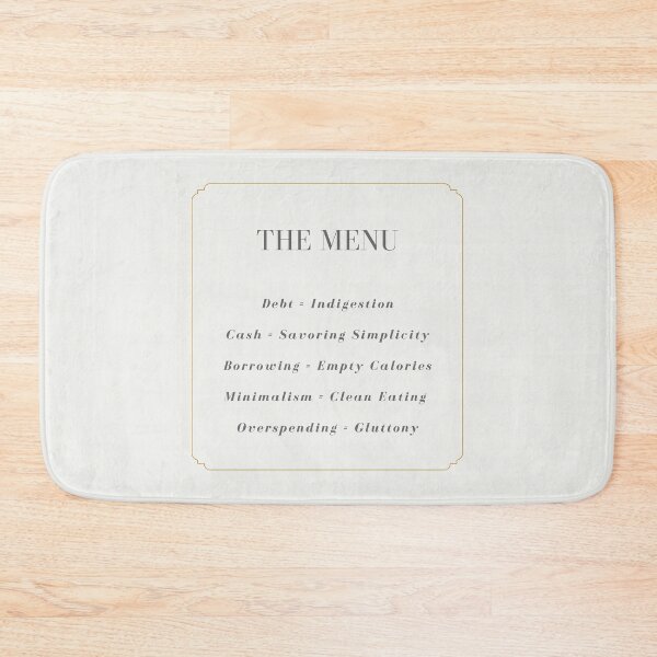 Item preview, Life's Financial Menu designed and sold by theartist121.