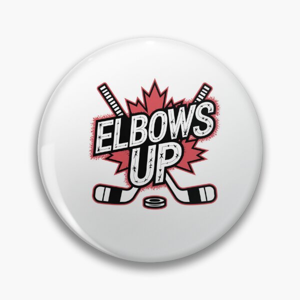 Item preview, Elbows Up Canada Hockey Artwork designed and sold by CottonCandyCo78.