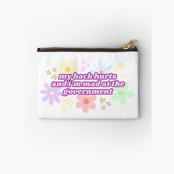 Item preview, My Back Hurts and I'm Mad at the Government (Pink) designed and sold by Mollysb428.