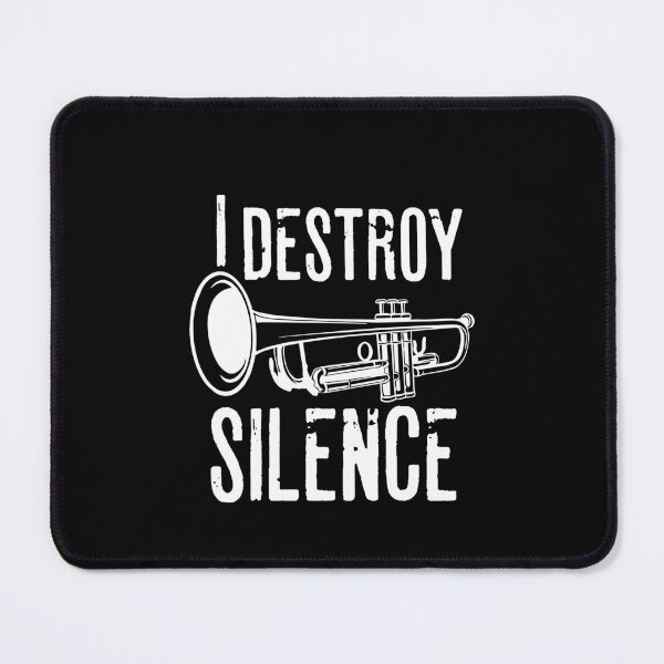 Item preview, I Destroy Silence - Funny Trumpet Player Gift designed and sold by ruinzahelva.