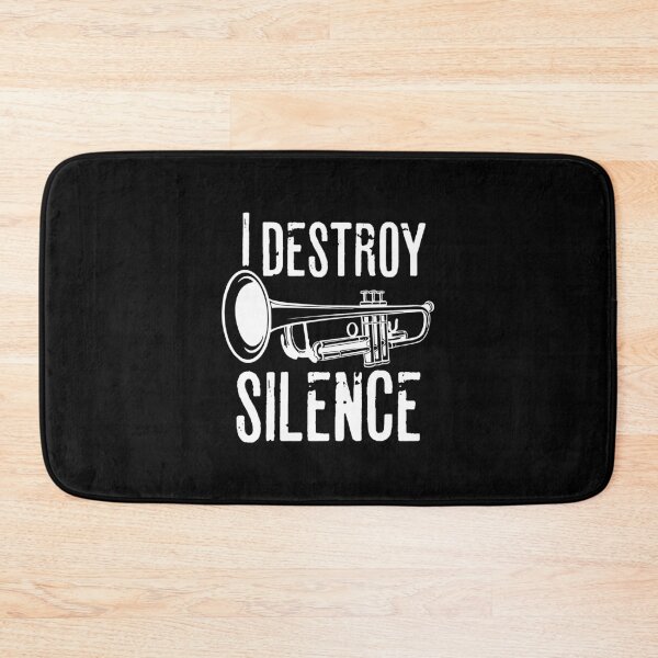 Item preview, I Destroy Silence - Funny Trumpet Player Gift designed and sold by ruinzahelva.
