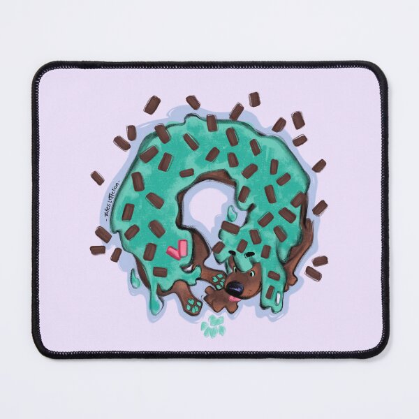 Item preview, Mint Donut Dog designed and sold by Wolf The Folk.