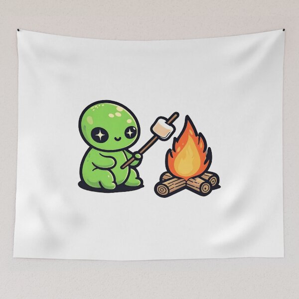 Item preview, Baby Alien Campfire designed and sold by GalacticLabs.