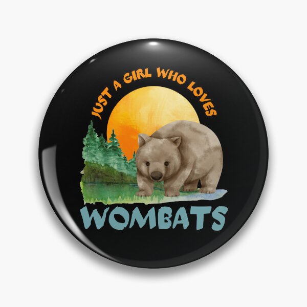 Item preview, Just A Girl Who Loves Wombats designed and sold by HappyHarmonyArt.
