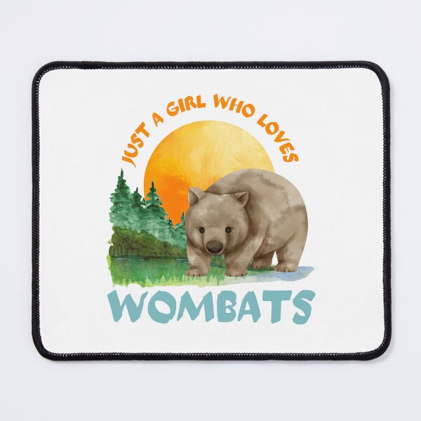 Item preview, Just A Girl Who Loves Wombats designed and sold by HappyHarmonyArt.
