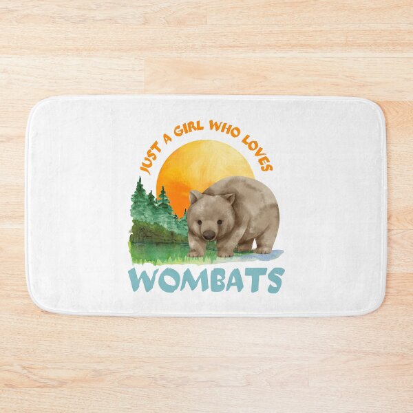 Item preview, Just A Girl Who Loves Wombats designed and sold by HappyHarmonyArt.