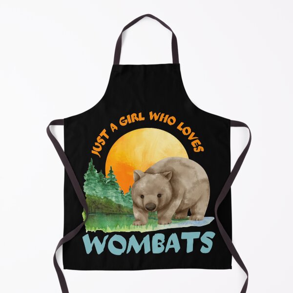 Item preview, Just A Girl Who Loves Wombats designed and sold by HappyHarmonyArt.