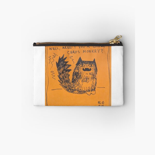 Item preview, Angry cat chaos monkey drawing  designed and sold by Emilyslibrary.