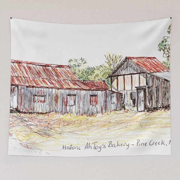 Item preview, Australian Scene - Historic Ah Toys Bakery - Pine Creek, NT, Aus. designed and sold by Anne Huth.