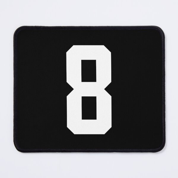 Item preview, MX Racing Number 8 (eight) white designed and sold by designseventy.