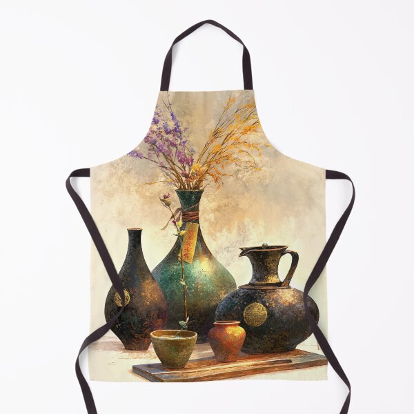 Item preview, Harmony of Vessels: The Floral Whispers and Rustic Charm designed and sold by bloorose.