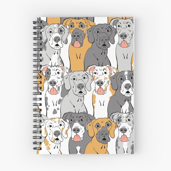 Item preview, Retro Great Dane Portrait Pattern  designed and sold by allistermariam.