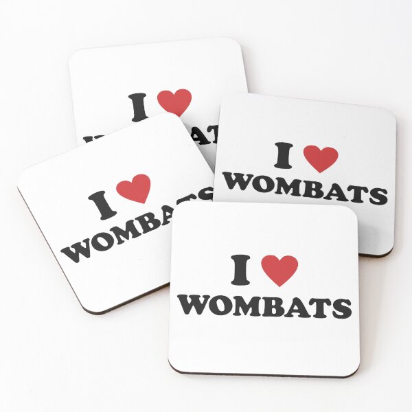 Item preview, I Love Wombats designed and sold by monkeysoup.