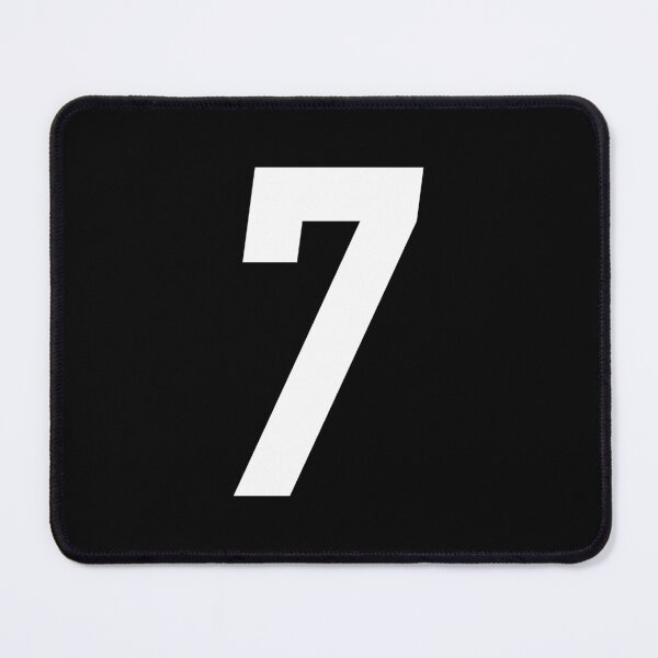 Item preview, MX Racing Number 7 (seven) white slant italic designed and sold by designseventy.