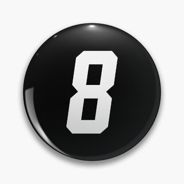 Item preview, MX Racing Number 8 (eight) white slant italic designed and sold by designseventy.