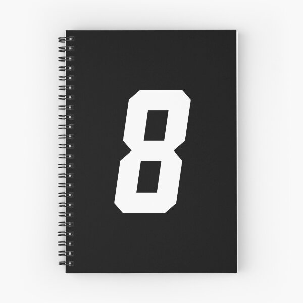 Item preview, MX Racing Number 8 (eight) white slant italic designed and sold by designseventy.