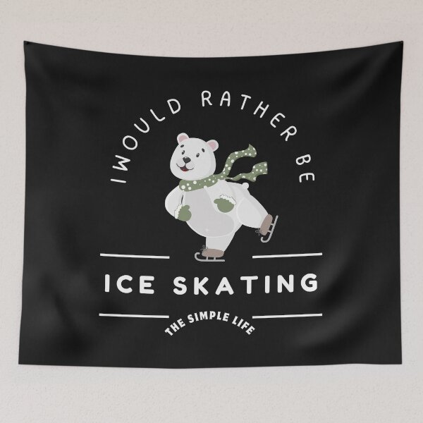 Item preview, I Would Rather Be Ice Skating T- Shirt / Simple Life Baker Gift designed and sold by wiggylyn.