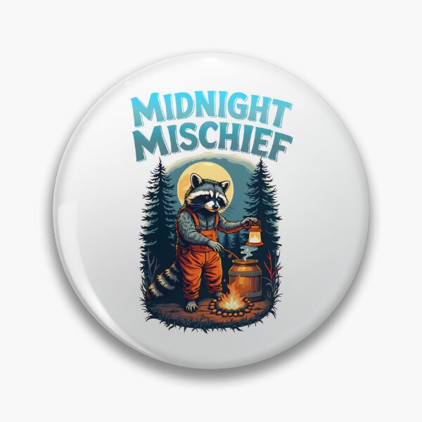 Item preview, Midnight Mischief Moonshiner Raccoon designed and sold by Dazzle-Sizzle.