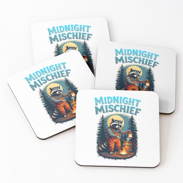 Item preview, Midnight Mischief Moonshiner Raccoon designed and sold by Dazzle-Sizzle.