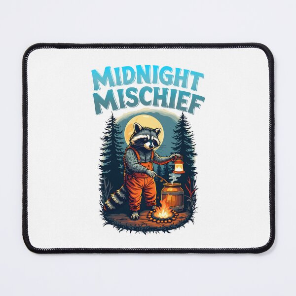Item preview, Midnight Mischief Moonshiner Raccoon designed and sold by Dazzle-Sizzle.