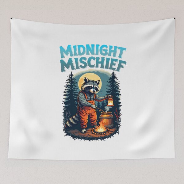 Item preview, Midnight Mischief Moonshiner Raccoon designed and sold by Dazzle-Sizzle.