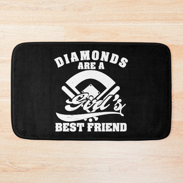 Item preview, Diamonds are a Girl's Best Friend Baseball designed and sold by miaa-artistshop.