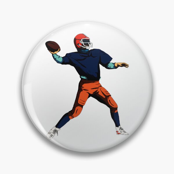 Item preview, American Football Player Gridiron Retro Style designed and sold by GabrieSketcham.
