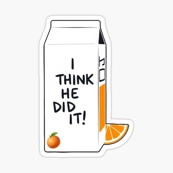 Aperçu de l'œuvre LE JUS D'ORANGE COUPABLE. créée et vendue par jimbob90210.