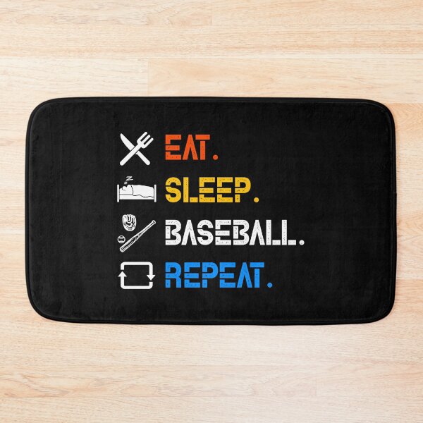 Item preview, Eat. Sleep. Baseball. Repeat. designed and sold by miaa-artistshop.