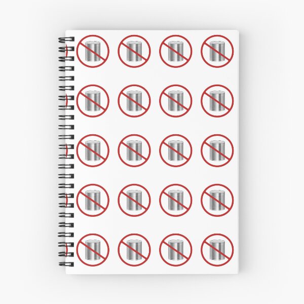 Item preview, Prohibited Canned Food, Sign, Red, White, Grey, Signage  designed and sold by AASparksDesigns.