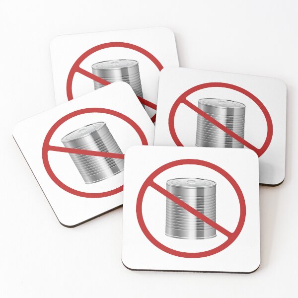 Item preview, Prohibited Canned Food, Sign, Red, White, Grey, Signage  designed and sold by AASparksDesigns.