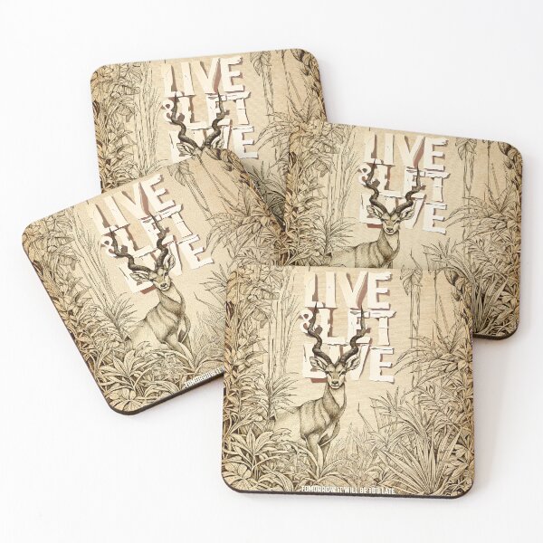 Item preview, Live & let Live… Gazelle designed and sold by Designando.