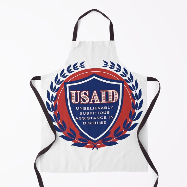 Item preview, USAID: Unbelievably Suspicious Assistance in Disguise – Parody Graphic Design" designed and sold by Rebel Fusion.