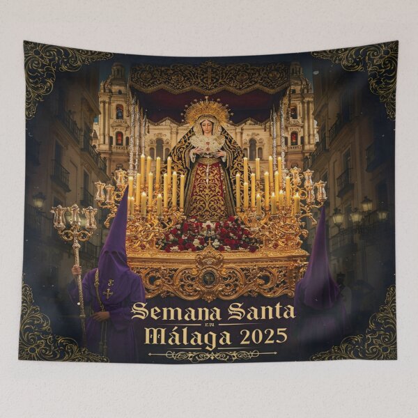 Item preview, Semana Santa en Málaga 2025 – Holy Week Procession T-Shirt designed and sold by NenonoDesigner.