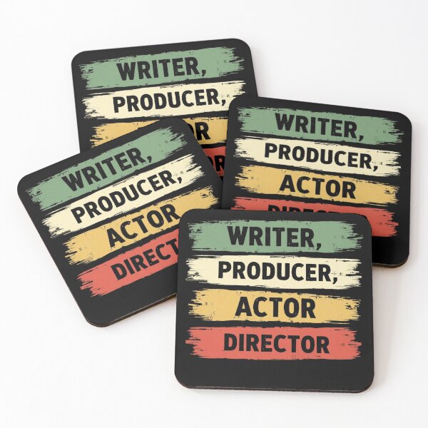 Item preview, Retro Filmmaking Writer Producer Actor Director Design designed and sold by haitrieuic96.