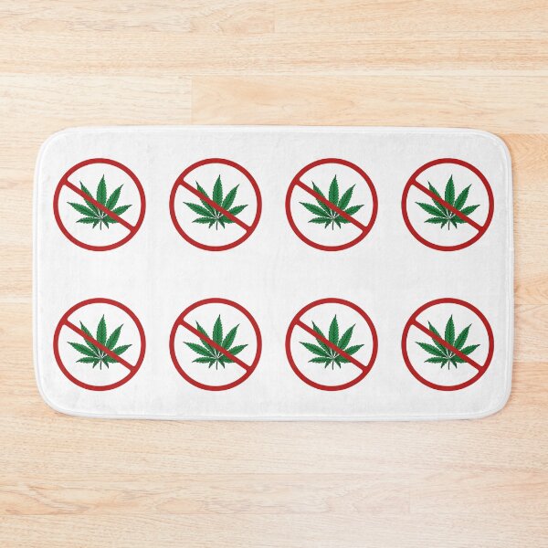 Item preview, Prohibited Green Weed, Red, Green, White Signage designed and sold by AASparksDesigns.