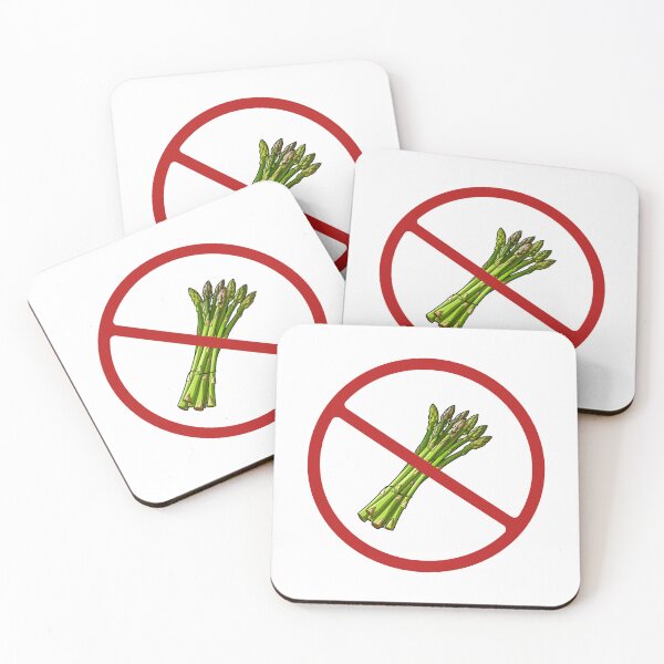 Item preview, Prohibited Green Asparagus, Red, Green, White Signage designed and sold by AASparksDesigns.