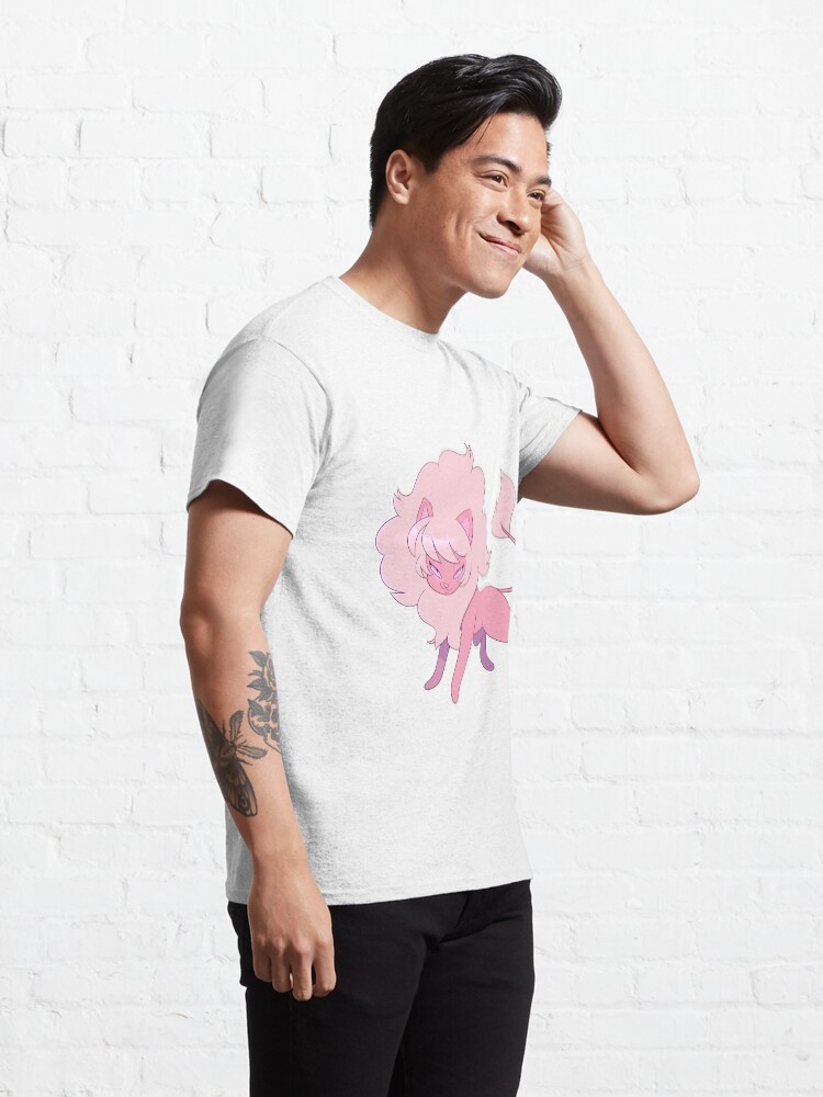 Vista alternativa de Camiseta clásica Pink Diamond Cat