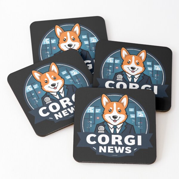 Item preview, News Anchor Corgi – Broadcast Journalism designed and sold by zoughlal.