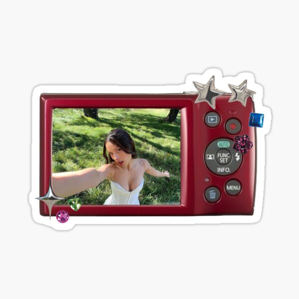Vista previa del artículo con la obra «Cámara Olivia Rodrigo», diseñado y vendido por sweetestdoll.