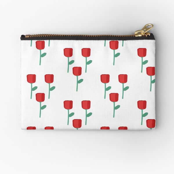 Vista previa del artículo con la obra «Estampado de flores de tulipán - Conjunto triangular», diseñado y vendido por The Angry Artist Store.
