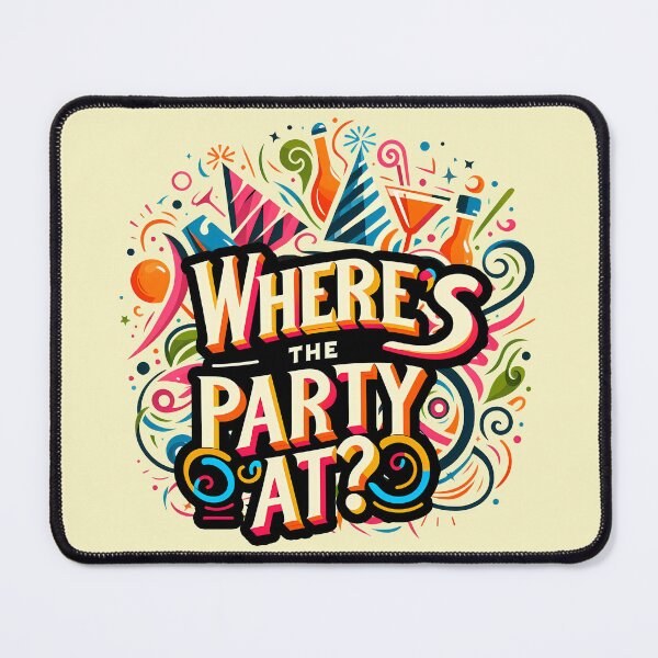 Item preview, Where´s the Party at, typography designed and sold by maxmaj.