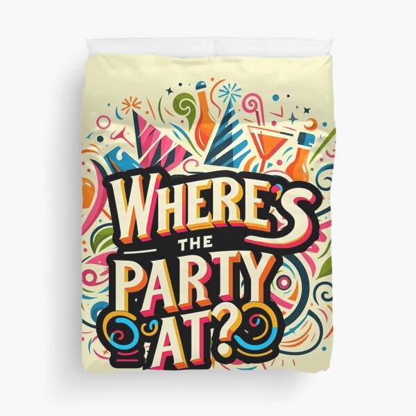 Item preview, Where´s the Party at, typography designed and sold by maxmaj.