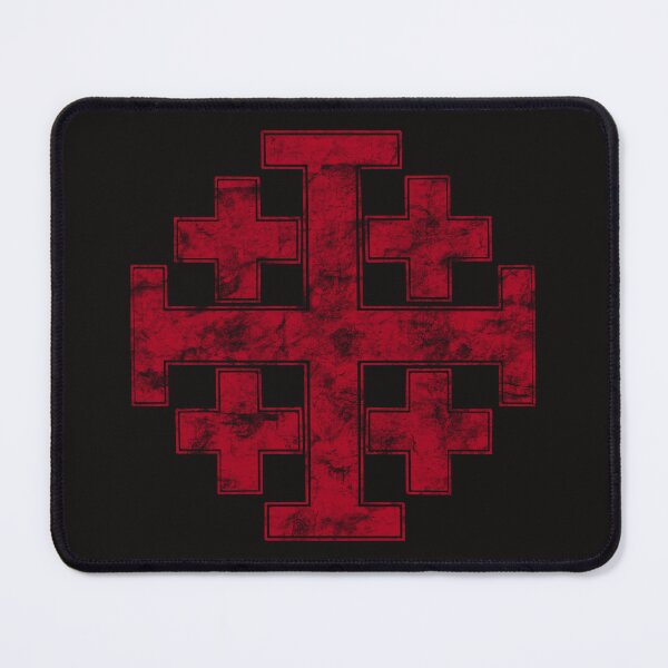 Item preview, Jerusalem Cross red designed and sold by cedarroseart.