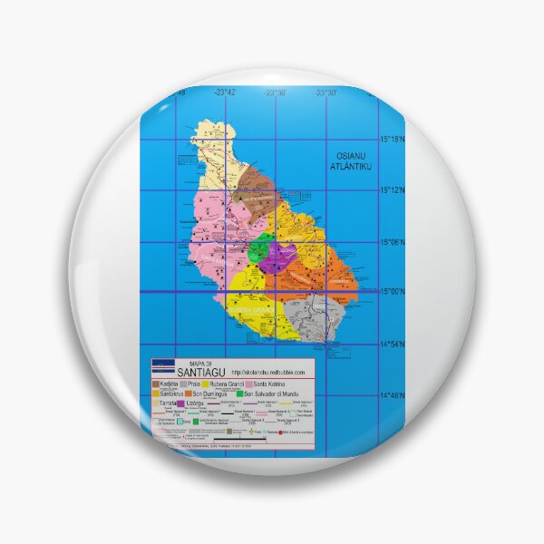 Item preview, Mapa di Santiagu /Mapa de Santiago (St. James) designed and sold by SkolaNobu.