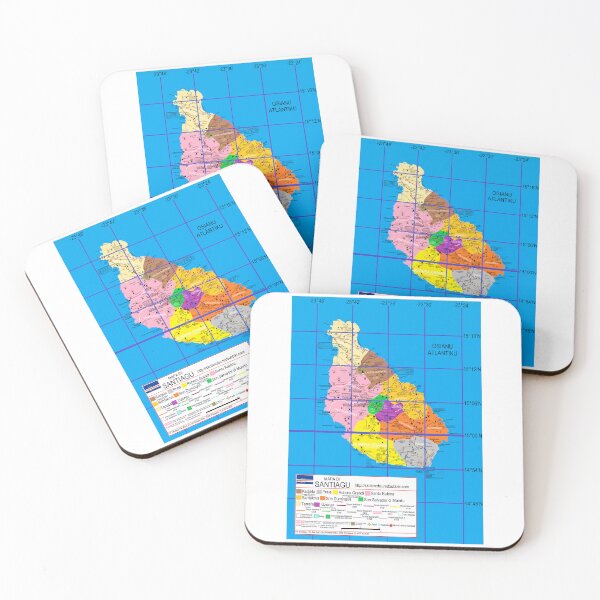 Item preview, Mapa di Santiagu /Map of Santiago (St. James) designed and sold by SkolaNobu.